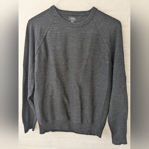 JCrew Black Slub Sweatshirt